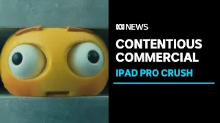 Apple's Ipad Pro commercial sparks backlash over hydraulic press imagery | ABC News