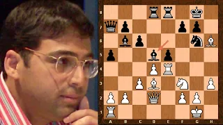 One of Vishy Anand's more outrageously direct K-side attacks vs Ding Liren || Norway 2019