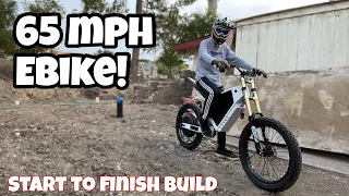 72v 12,000watt enduro Ebike build! (Step by step explanation)