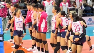 Creamline showing sportsmanship against Choco Mucho 💖🏐 Apr 18, 2024