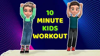 10 MINUTE KIDS WORKOUT: PROPRIOCEPTIVE ACTIVITY TO IMPROVE FOCUS