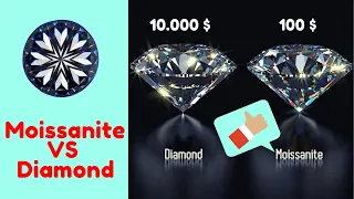 Moissanite vs Diamond. Moissanite rings