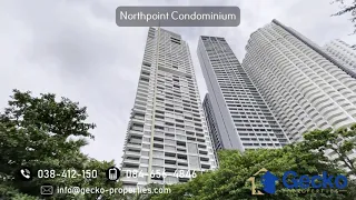 2 Bed 2 Bath 102 sq/m Beachfront Condo for Rent in Northpoint A, Thailand for 65,000 baht per month.