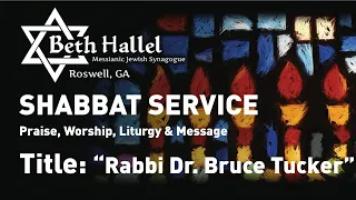 Rabbi Dr. Bruce Tucker | May 10-11, 2024