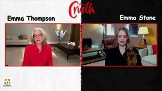 CRUELLA - The Two Emma's - Emma Thompson & Emma Stone Interviews