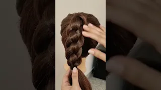 How to make 4 strand braid #shortsvideo #shorts #braids #hairstyle