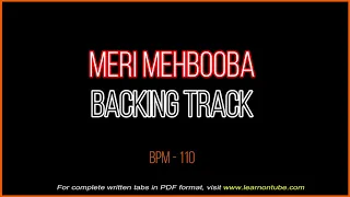 Meri Mehbooba Backing Track | Pardes | Shahrukh Khan | FREEEE