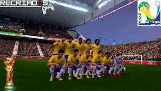 TODOS OS JOGOS DO BRASIL NA COPA DE 2014 - RECRIADOS NO VIDEOGAME