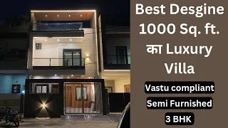 VN78 | 3 BHK Ultra Luxury Semi Furnished Villa with Modern Architectural Design | For Sale In Indore