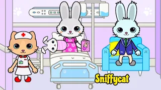 The New Baby | Sniffycat Animated Stories Songs and Nursery Rhymes for Kids | Cute Pets