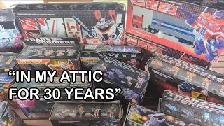 Buying His Childhood Collection - Amazing G1 Transformers Haul !