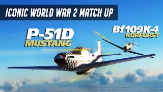 DCS: Bf-109 k4 Vs P-51 Mustang Western Front World War 2 Dogfight