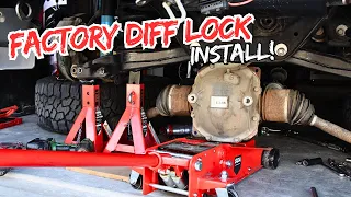 How to install a Factory Rear Diff Locker into Your Open-Diff Pajero!