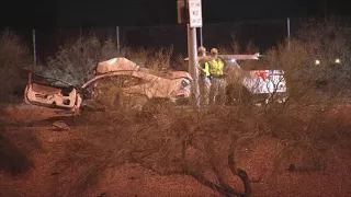 VIDEO: Deadly crash investigation on SB Loop 101 exit ramp