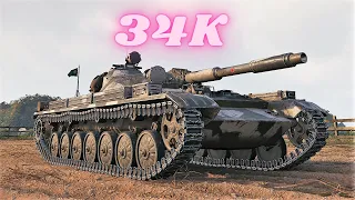 34K Spot Damage T-100 LT & T-100 LT  World of Tanks , WoT Replays tank game