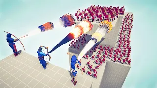 TRIO GODS vs 100x ARMIES - Totally Accurate Battle Simulator TABS