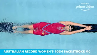 Katja Dedekind l Australian Record Breaking Moment | 2021 Australian Swimming Trials | Amazon Prime