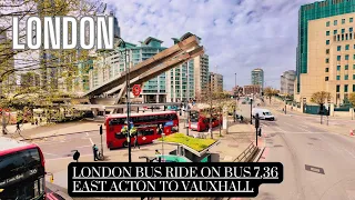 Charm and Commute: Bus 7 and 36 Take You from East Acton to Vauxhall