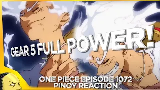 GEAR 5 FULL POWER! One Piece 1072 Filipino Reaction