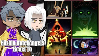 Hazbin Hotel Angels React to Bill Cipher+Lich(Belos, Collector)| Gacha Club | Full Video