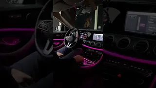 🚀 Подсветка Ambient Lighting салона Mercedes E-class W213 от @rumers_cs