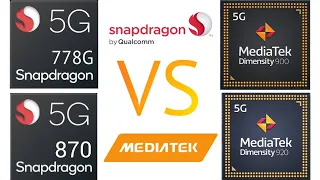 Snapdragon 778G vs Dimensity 900 vs 920 vs Snapdragon 870! Epic Comparison || 🔥