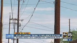 Solar company trying to influence election