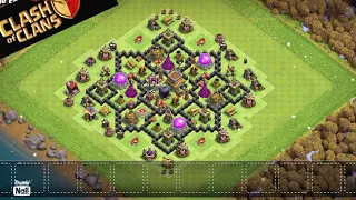 Best Ultimate TH8 Hybrid/Trophy [Defense] Base 2022!! Town Hall 8 Hybrid Base Design-Clash of Clans