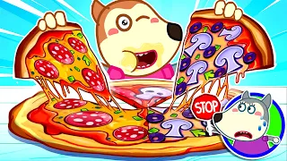 Oh No, Stop! No More Junk Food! - Baby Learns Healthy Food Choices With Pizza Tower