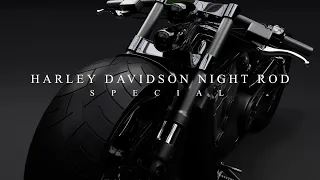 Harley Davidson Night Rod Special 3D Animation / Harley Davidson Night Rod Special Blender Animation