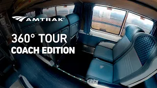 360° Tour of Amtrak's Coach Class