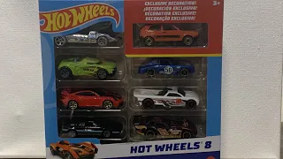 Unboxing 8pk Hot Wheels!!!