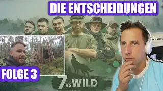Sascha REAGIERT auf | 7 vs. Wild - Die Entscheidungen Folge 3
