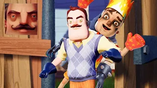 Hello Neighbor - My New Neighbor Aaron Fire Act 2 Door Gameplay Walkthrough