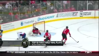 TSN Top 10 - Top 10 Plays From The First Half Of The 2014/2015 NHL Season. (HD)