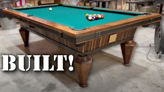 I can't believe it's Done: Pool Table Build