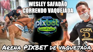 Wesley Safadão bate senha Arena PIXBET | Wesley safadão correndo vaquejada