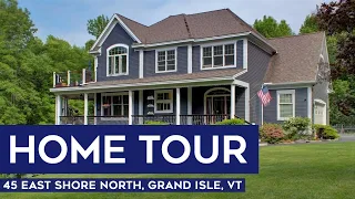 Vermont Home Tour: Secluded Contemporary Home in Grand Isle, Vermont | Lake Champlain Homes for Sale