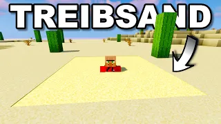 Ich habe TREIBSAND in Minecraft OHNE MODS erschaffen!