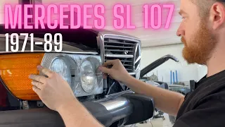 Mercedes 280SL-500SLC 107er | Kaufberatung, Zerlegen, Trockeneis, Rostschutz