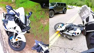 EXPENSIVE BIKES FALL TO PIECES - Crazy Motorcycle Moments - Ep. 500