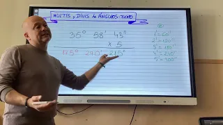 Multiplicación de ángulos y tiempo