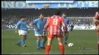 Napoli - Cremonese 3-0, serie a 1989-90