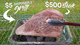 I cooked $500 Steak on $5 Grill and this happened!