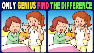 【Spot the difference】Only Genius Find The Difference! Fun puzzle!【Find the difference】96