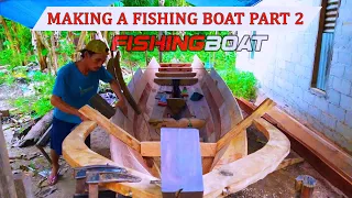 HOW TO MAKE A FISHING BOAT PART 2 Install the wave proof front wing shape board