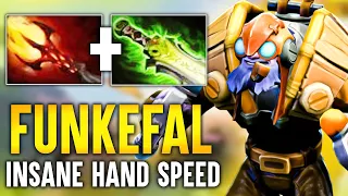 Funkefal With Old School Tinker Build - Insane Hand Speed Dota 2