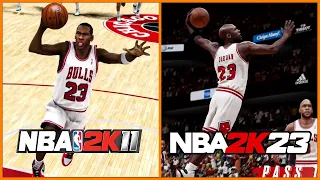 MICHAEL JORDAN Challenge [NBA 2K23 vs NBA 2K11]