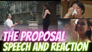 Domique Speech and Bea Family REACTION sa PROPOSAL VIRAL NA!