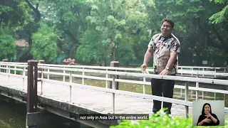 Japanese Garden at Rizal Park with Prof. Xiao Chua